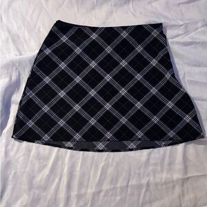 H&M DIVIDED Plaid Mini Skirt
